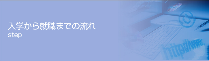 入学から就職までの流れ