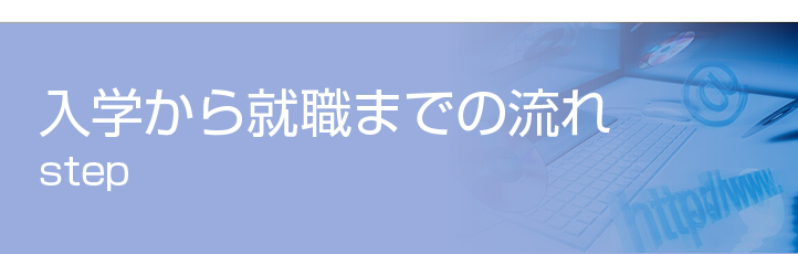 入学から就職までの流れ